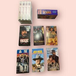 Western Movie VHS Collection Texas lonesome dove rio lobo McClintock Diablo